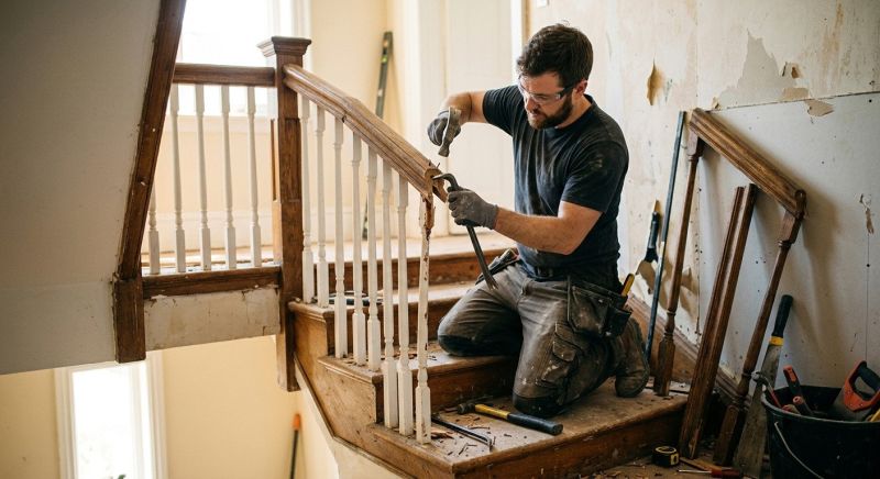 Wood Stairs Repair Service