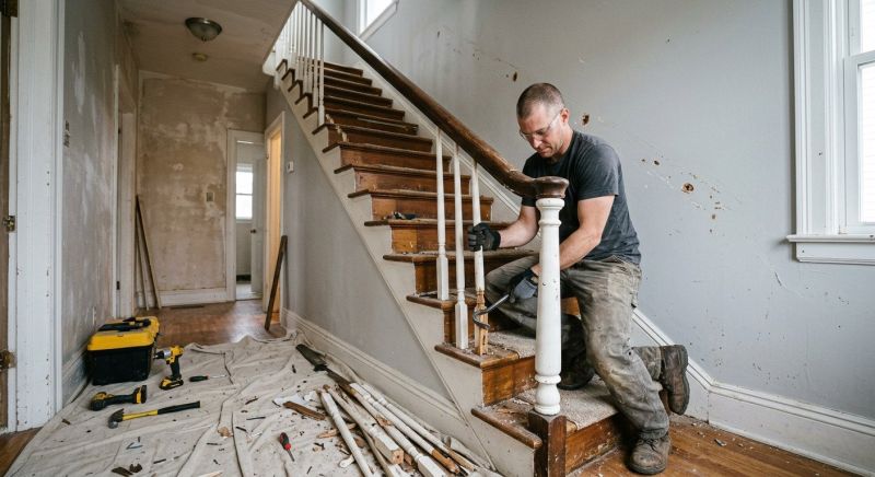 Wood Stairs Repair
