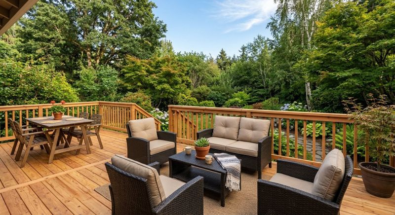 Cedar Deck Installation in Norwalk, CT