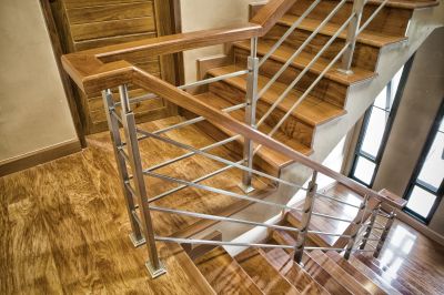 Wood Stair Railing Repair in Conroe, TX